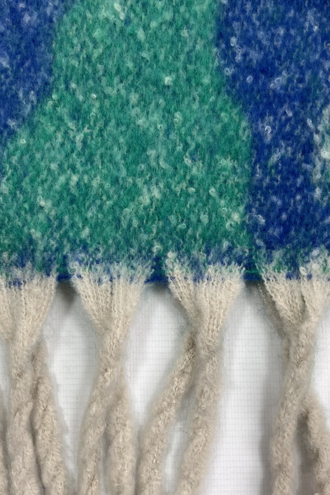 Animal Coloured Scarf (Blue/Green)