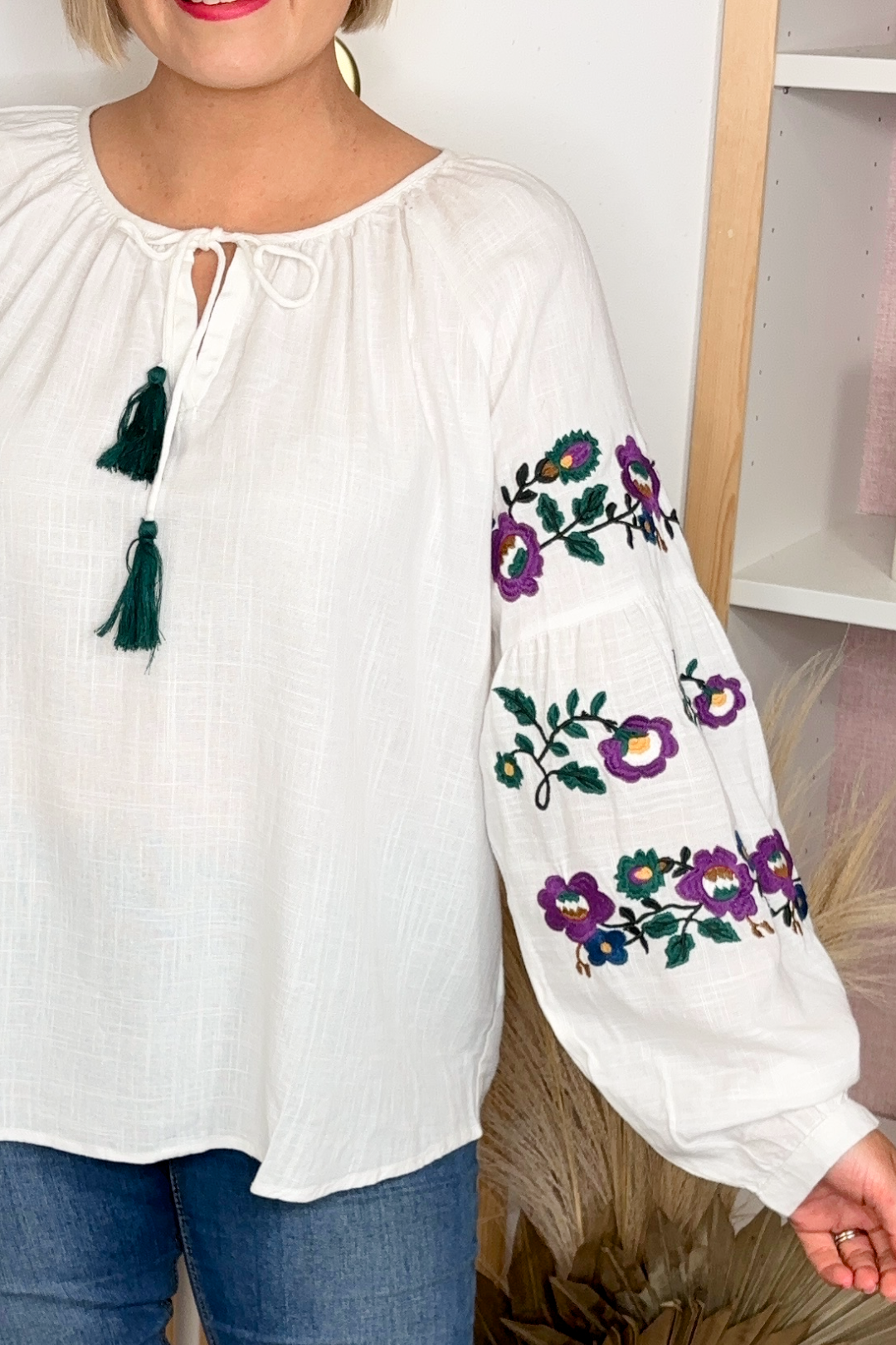 Bethany Embroidered Blouse