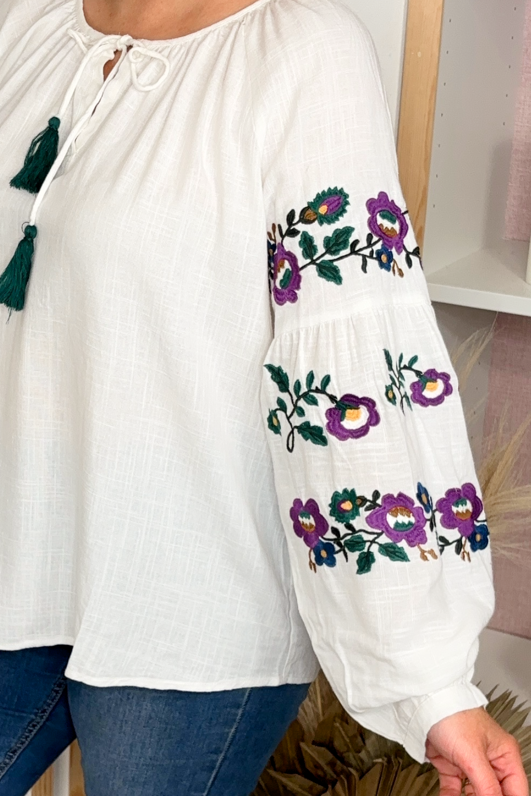 Bethany Embroidered Blouse