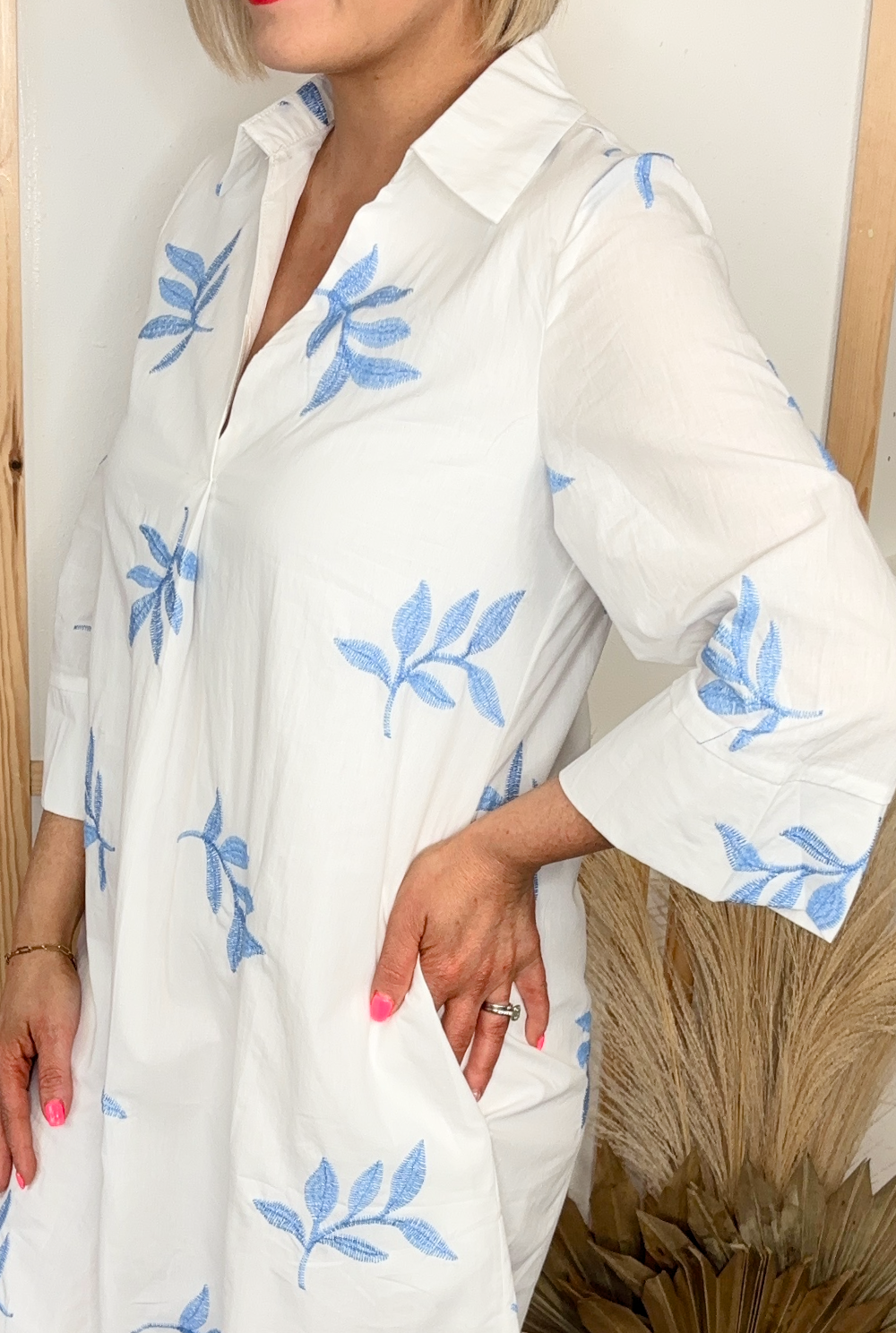 Blade Shift Dress (Blue)