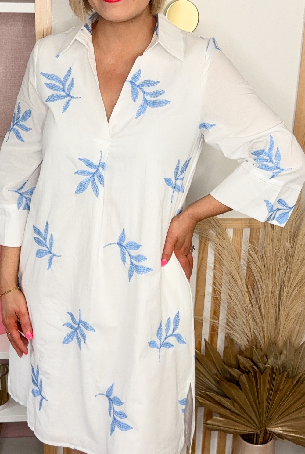 Blade Shift Dress (Blue)