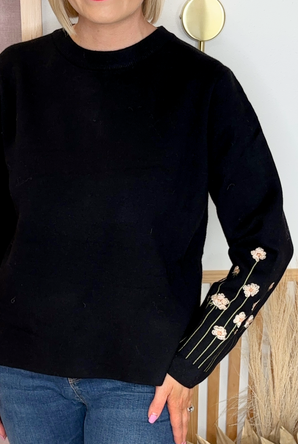 Blossom Sweater (Black)