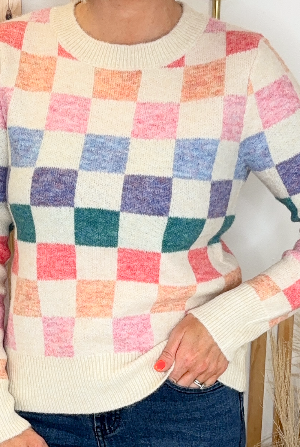 Checkered Jumper