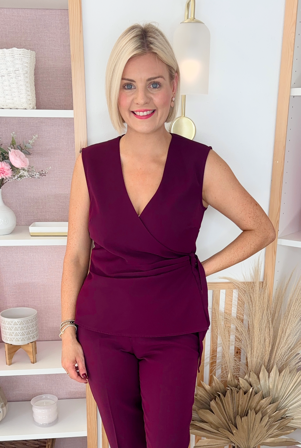 Cranberry Waistcoat