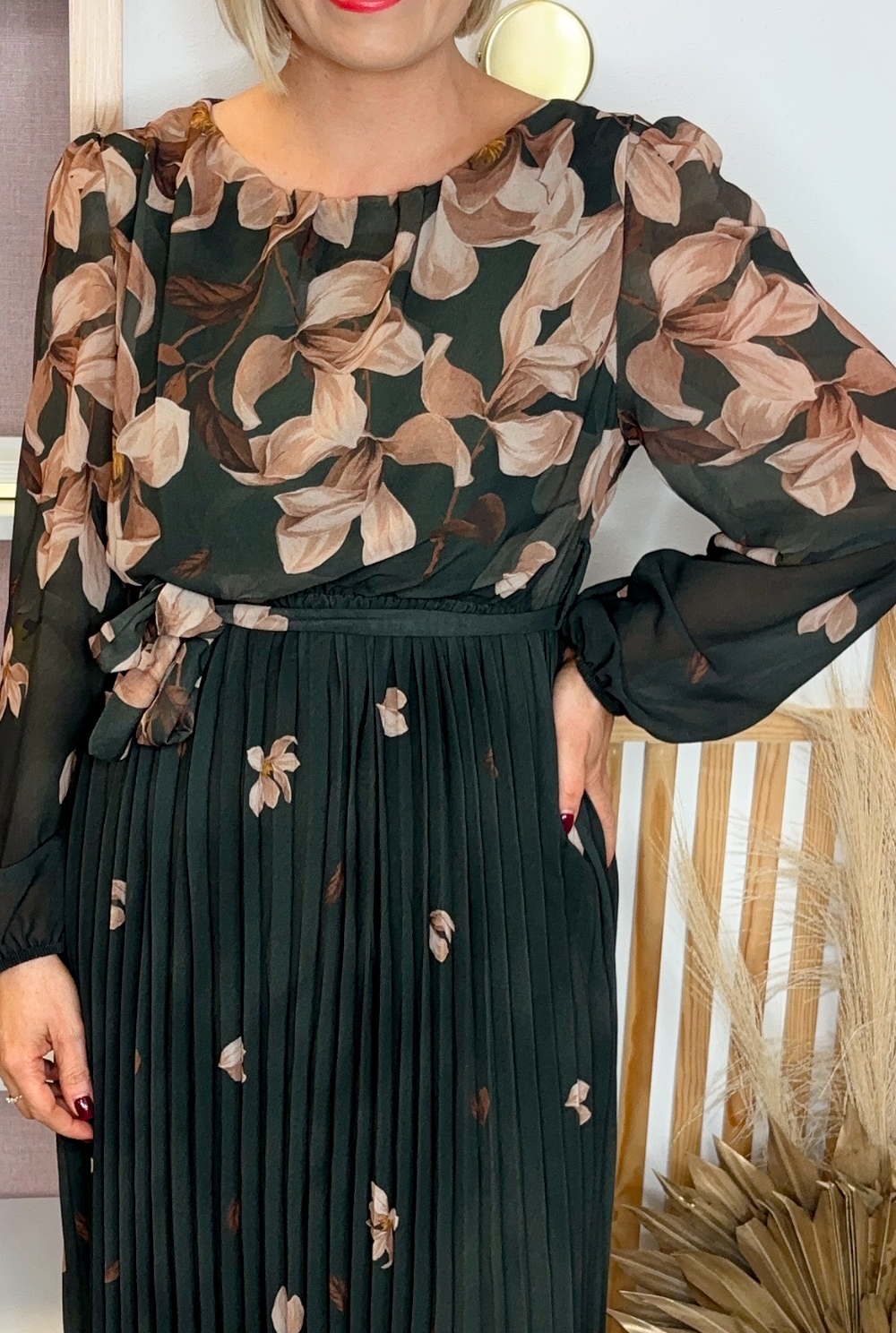 Falling Leaf Midi (Green)