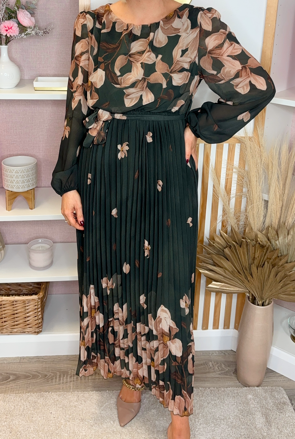 Falling Leaf Midi (Green)