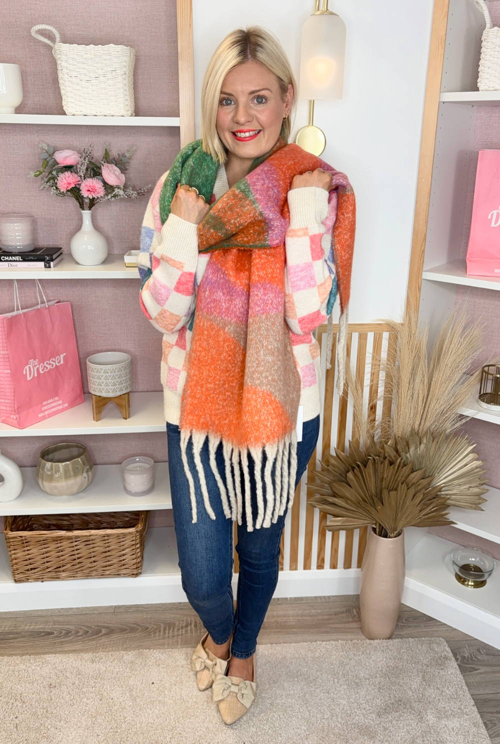 Halia Tasseled Scarf