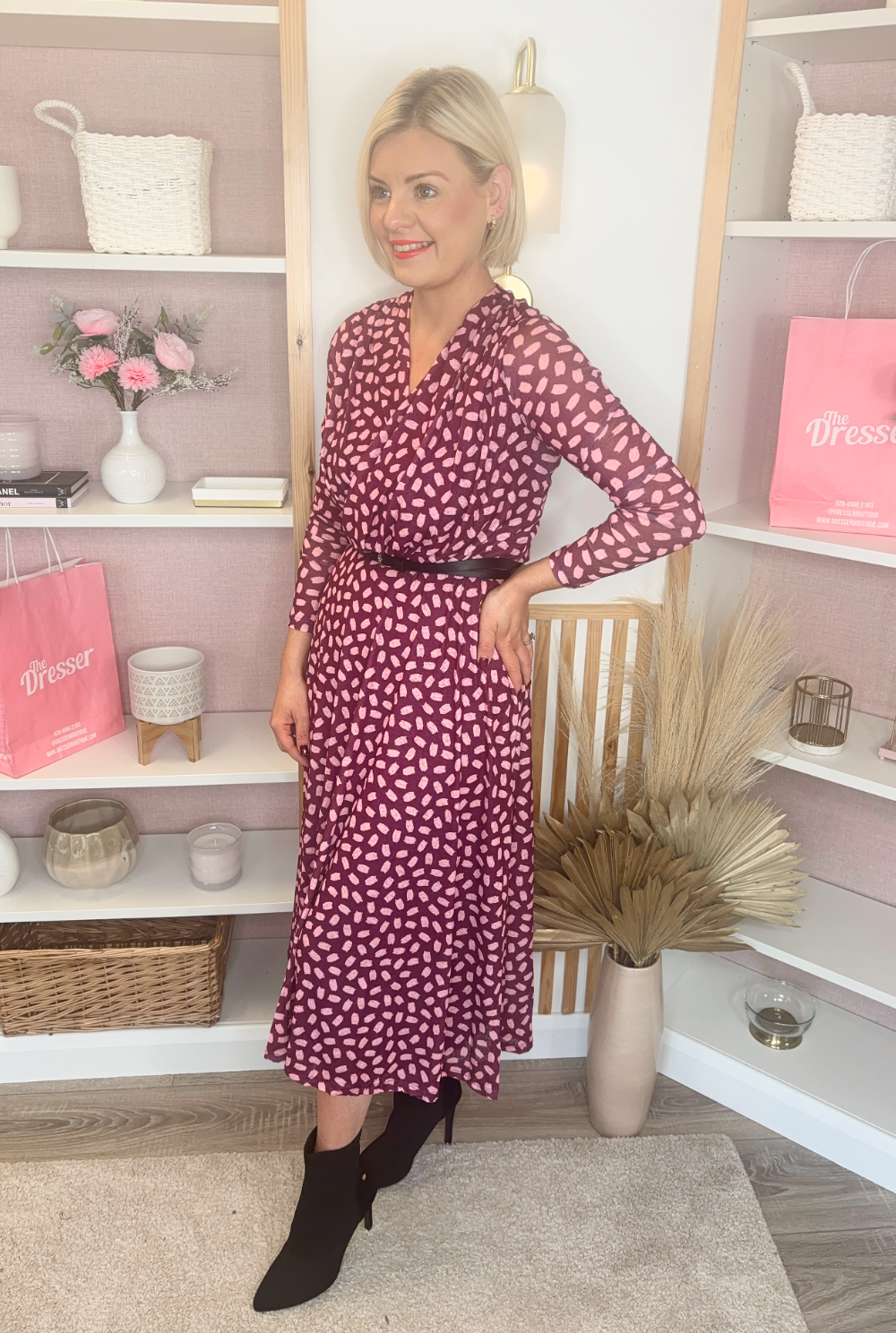 Henrietta Dress (Plum)