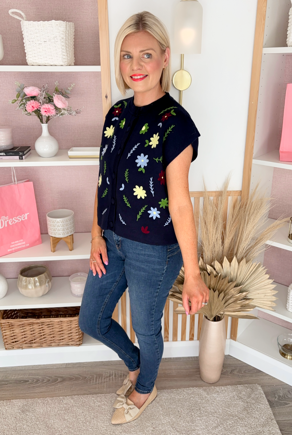 Meadow Sweater Vest (Navy)