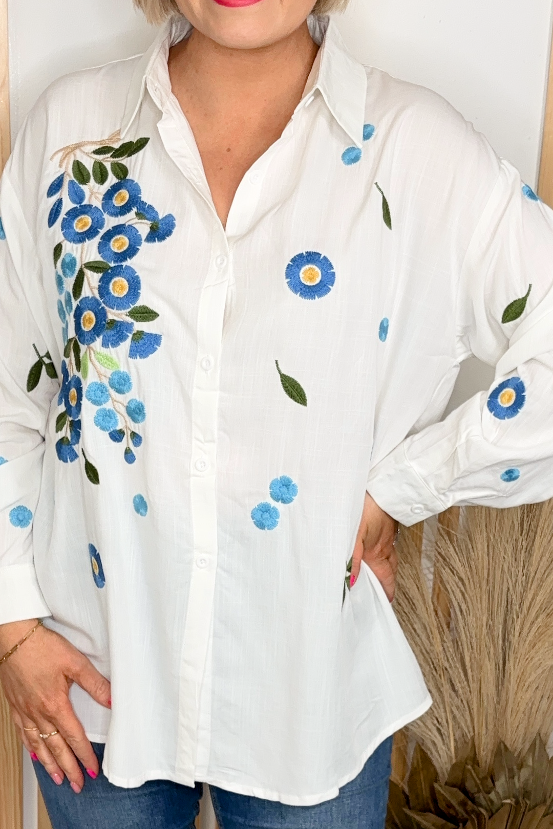 Neli Embroidered Blouse