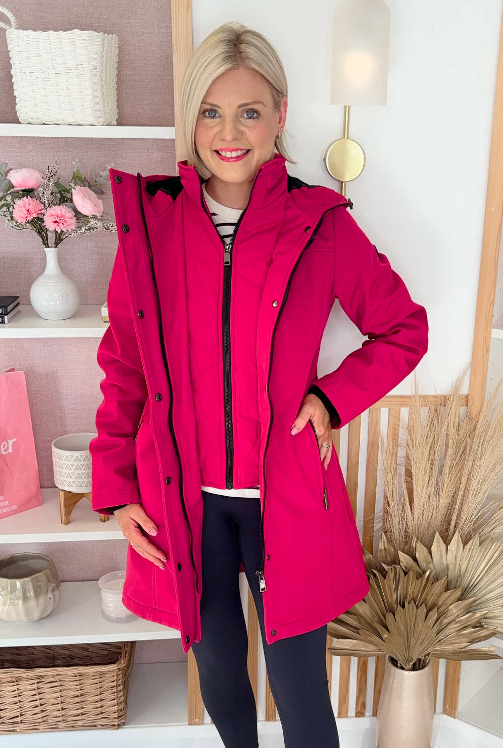 Relax & Renew Camilla Coat (Pink)
