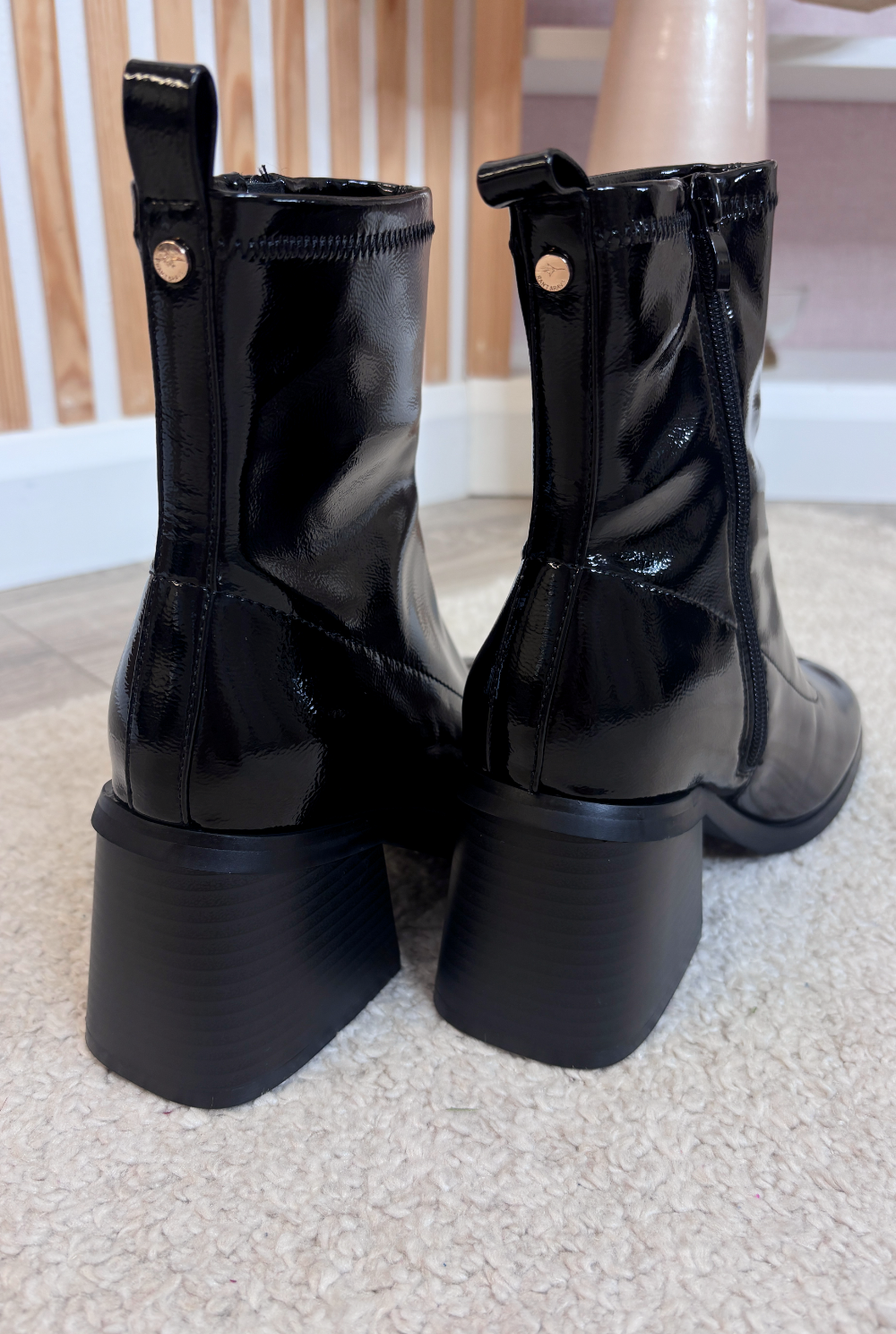 Black Block Heel Boot