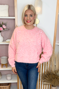 Bow Jumper (Pink)