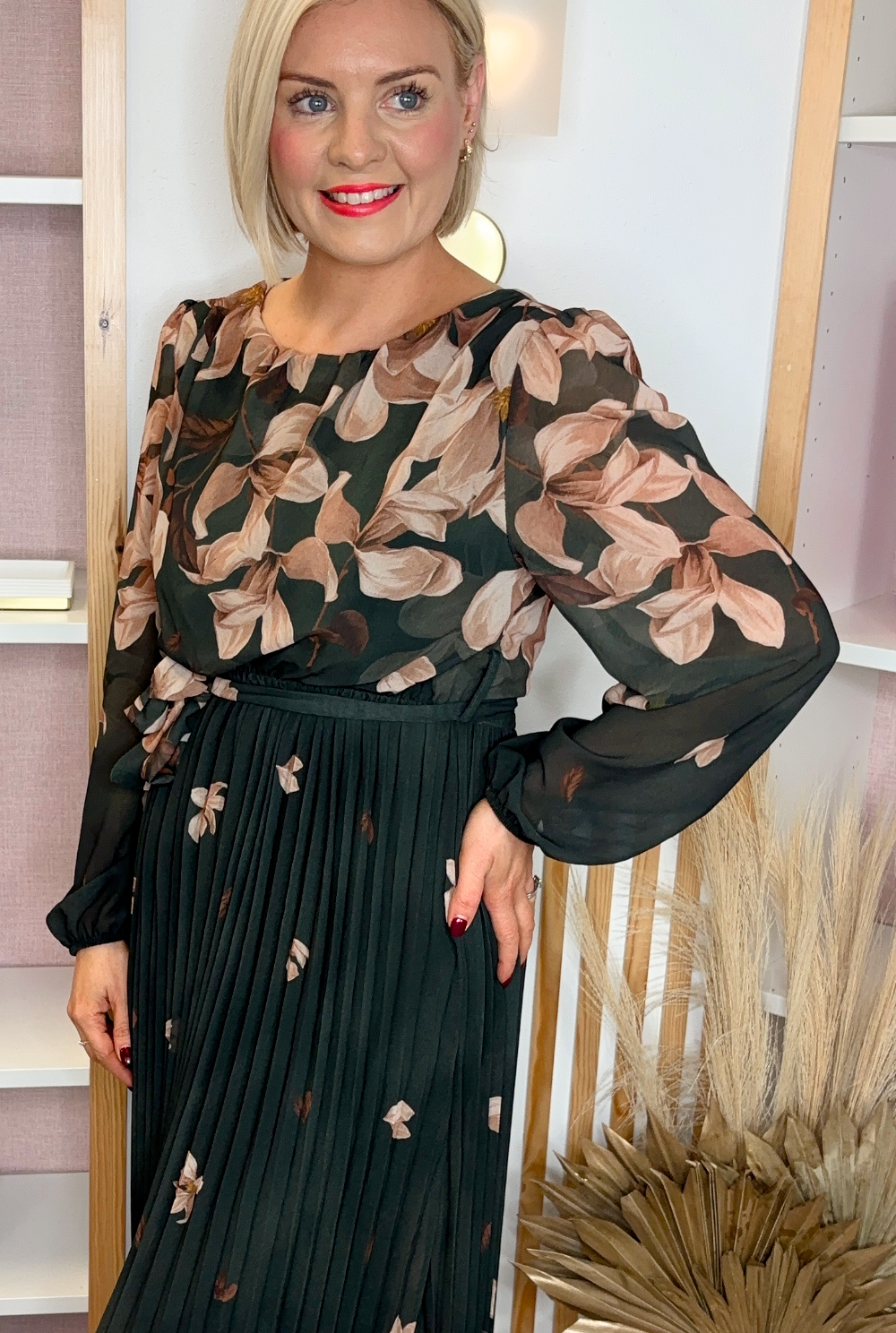 Falling Leaf Midi (Green)