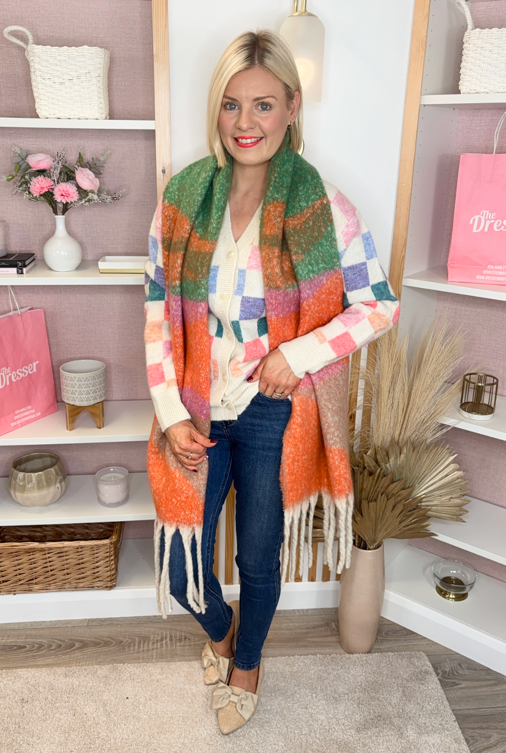 Halia Tasseled Scarf