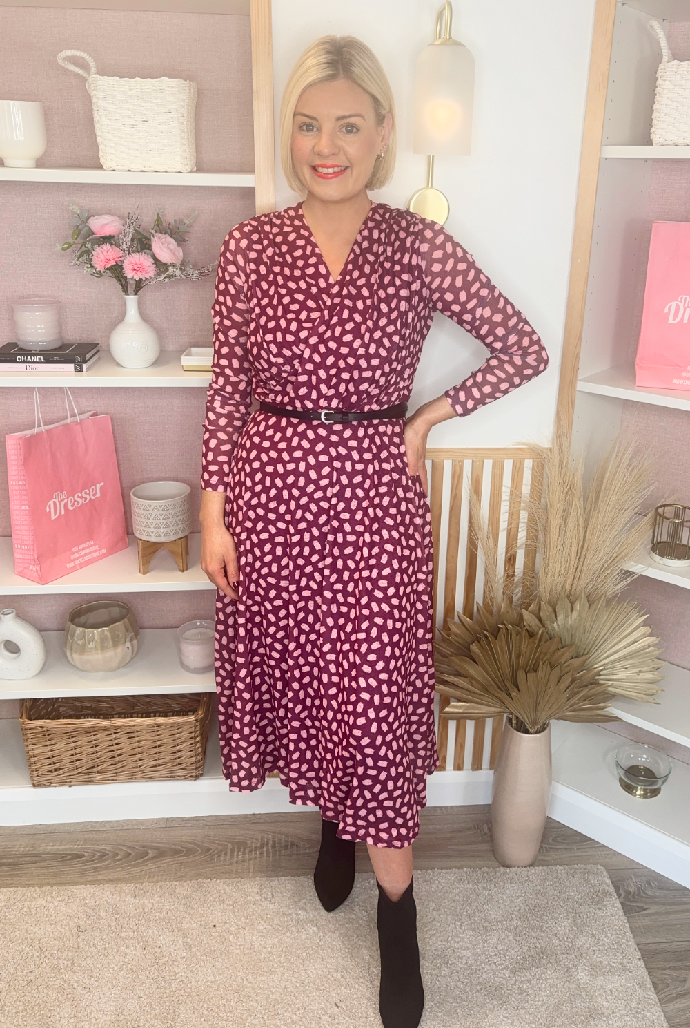 Henrietta Dress (Plum)