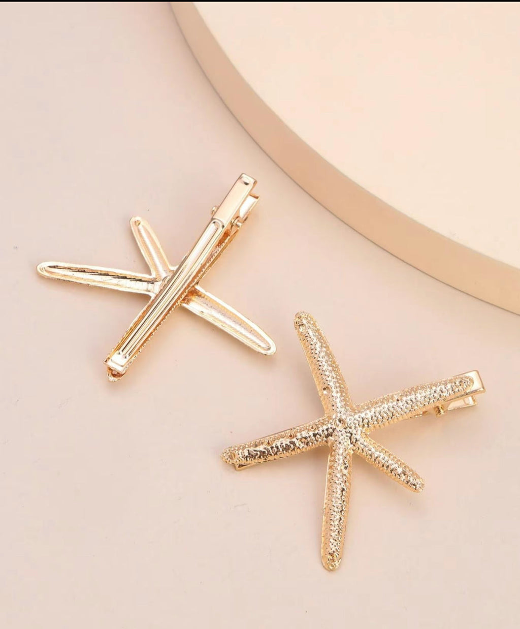 Starfish Hair Slide (Pair)