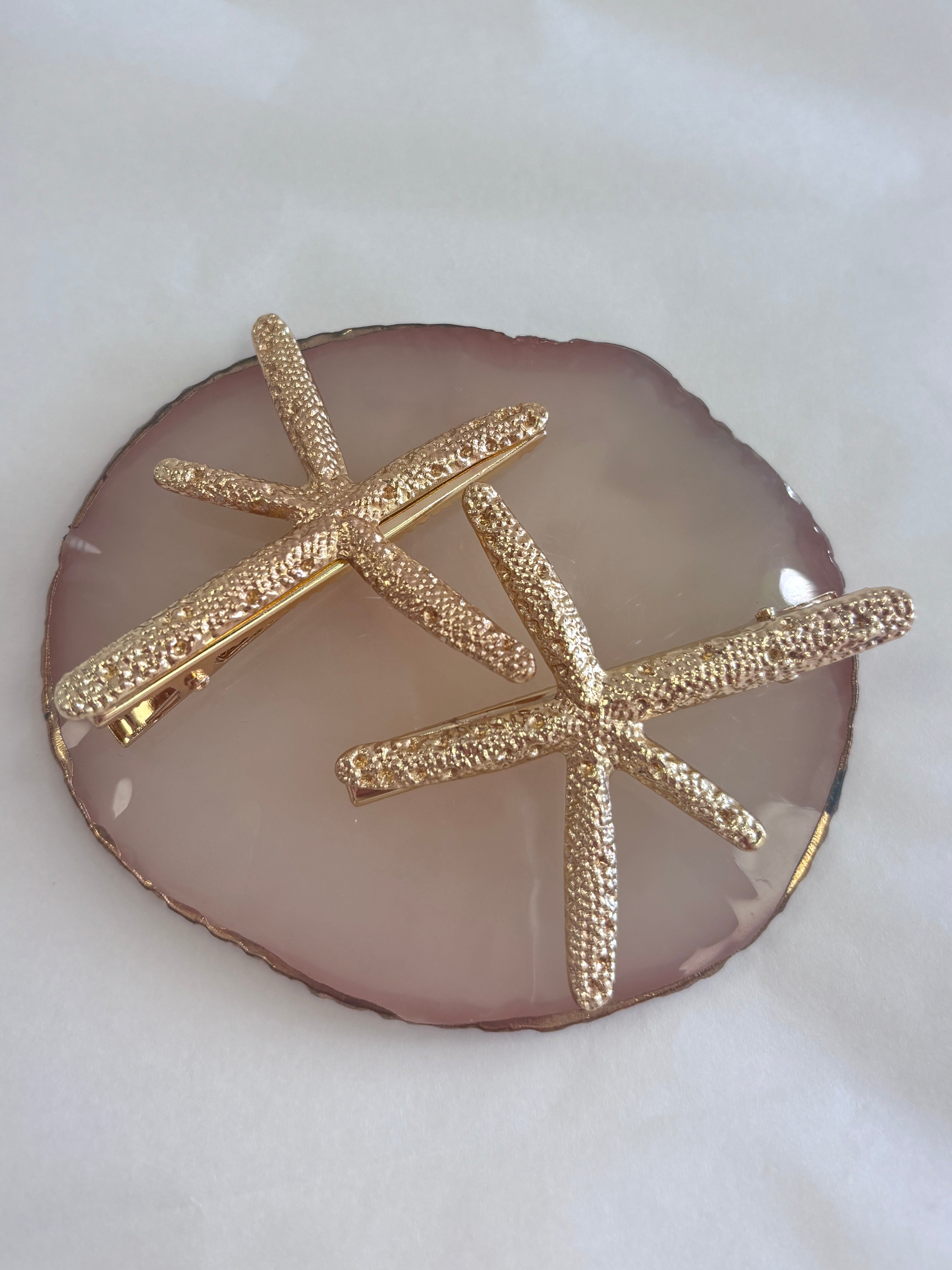 Starfish Hair Slide (Pair)