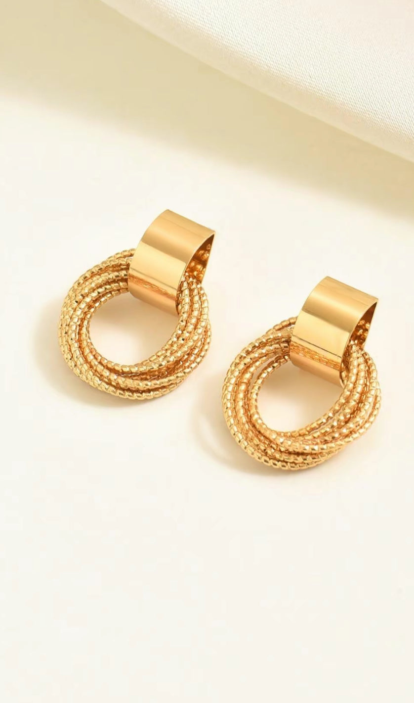 Statement Ringed Earring