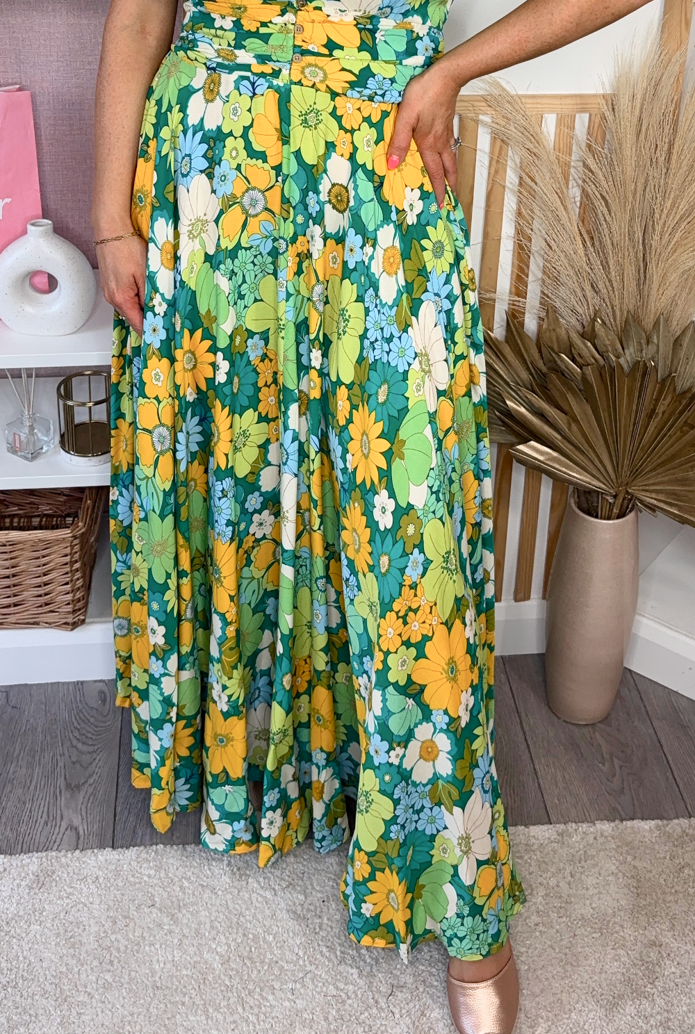 Kate Maxi Dress (Green)