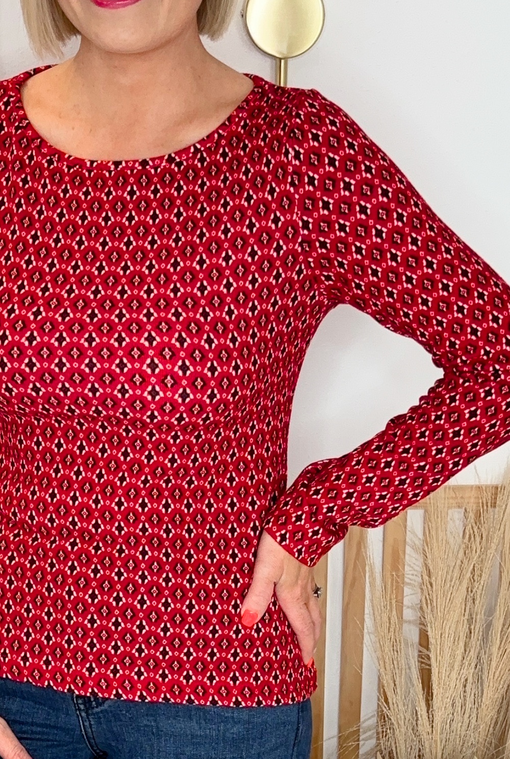 Knit Top (Red)
