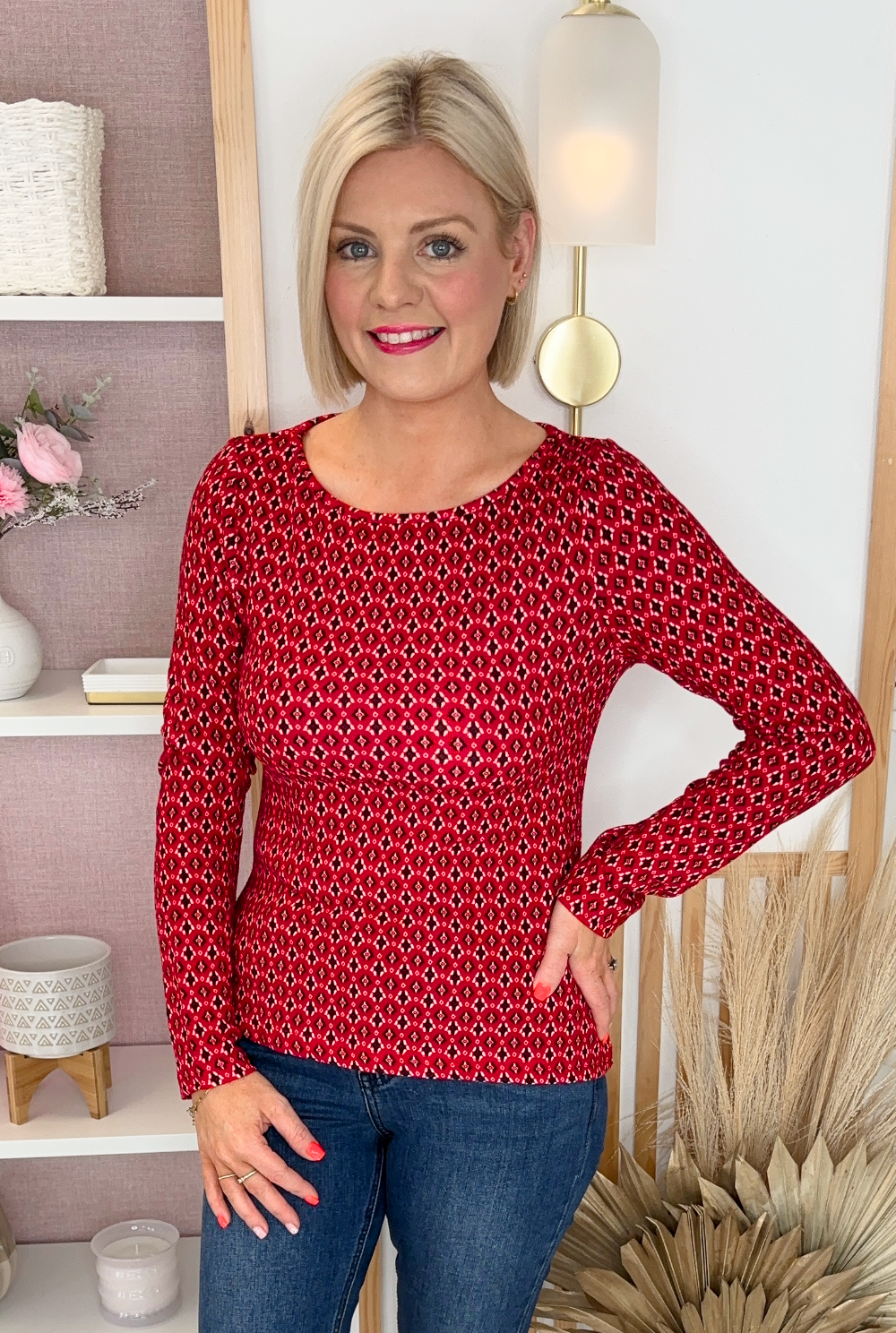 Knit Top (Red)