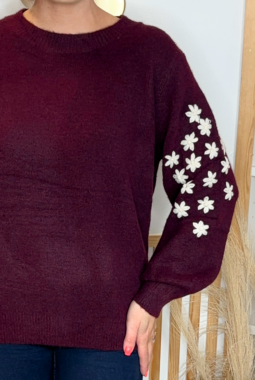 Kylie Knit (Burgundy)