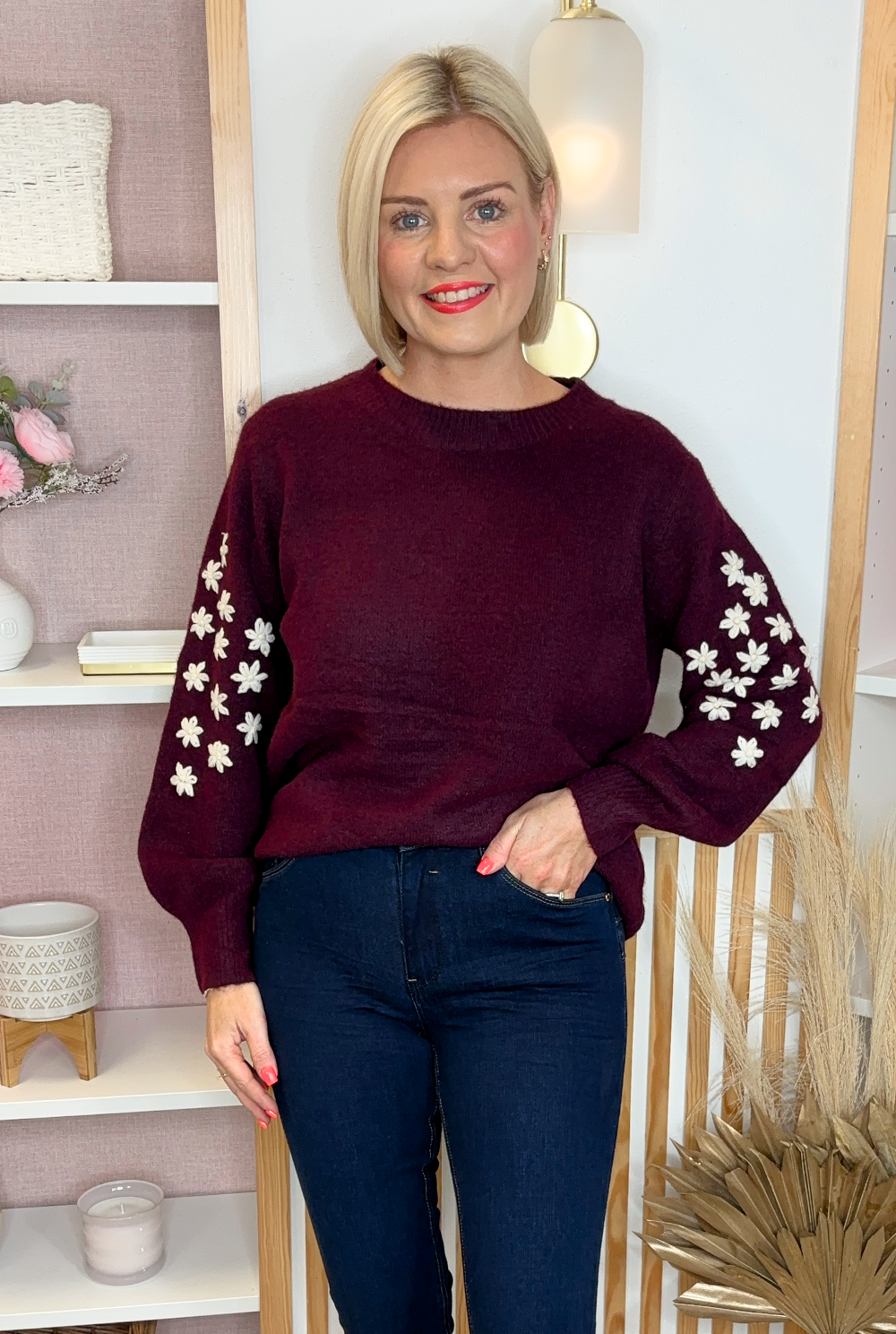 Kylie Knit (Burgundy)