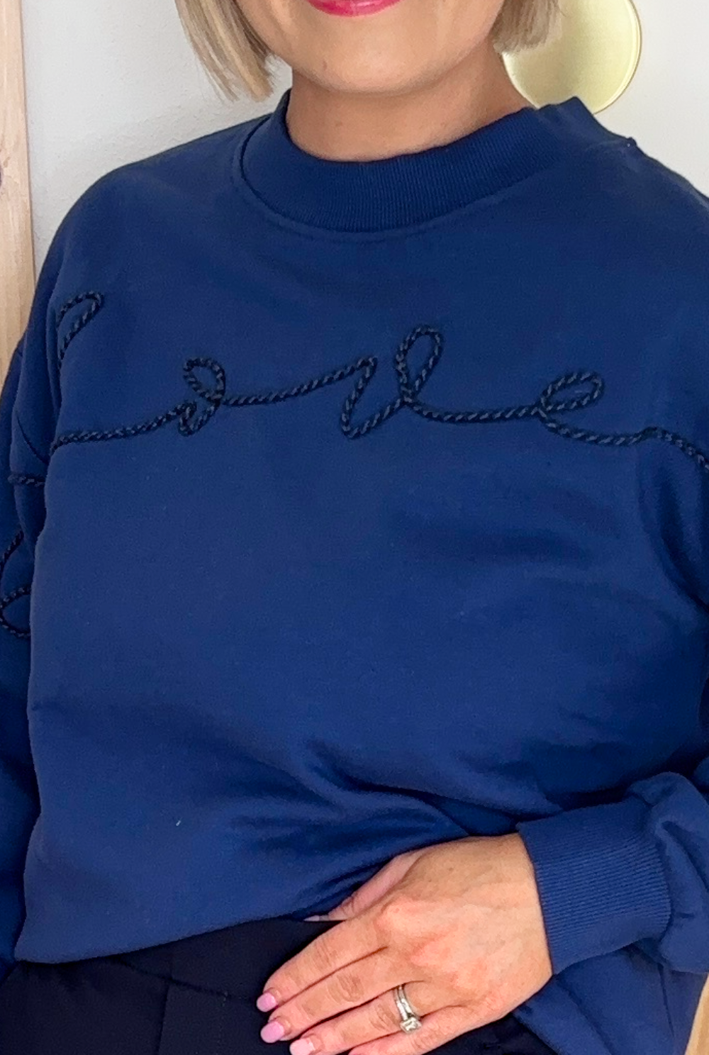 Relax & Renew Abbie Sweater (Blue)