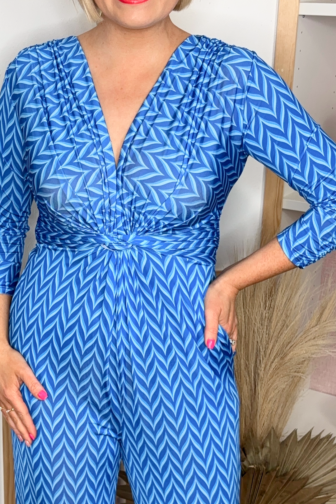 Lisbon Jumpsuit (Blue)