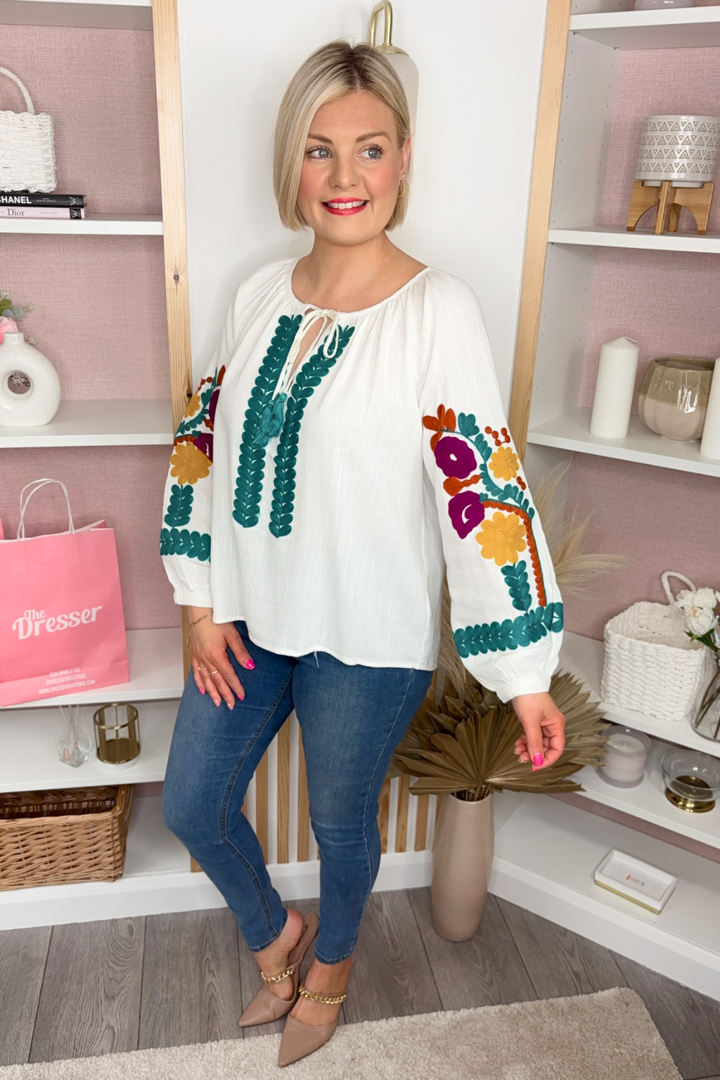 Madrid Embroidered Blouse