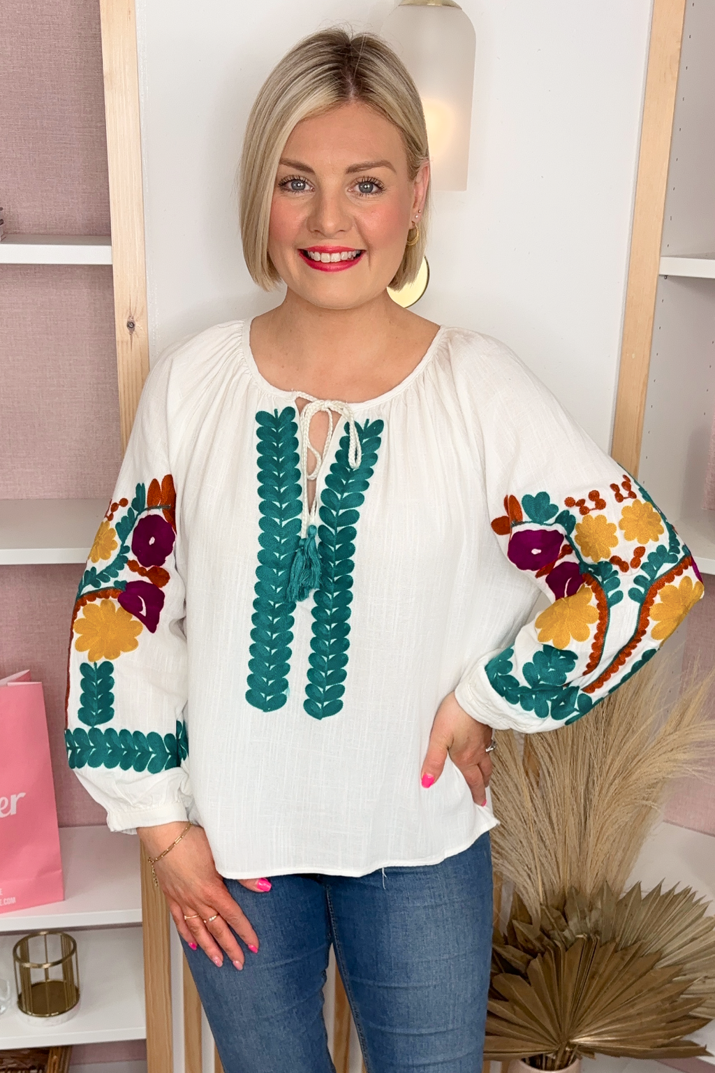 Madrid Embroidered Blouse