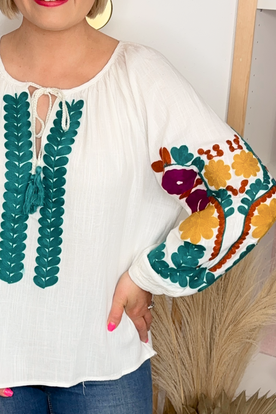 Madrid Embroidered Blouse