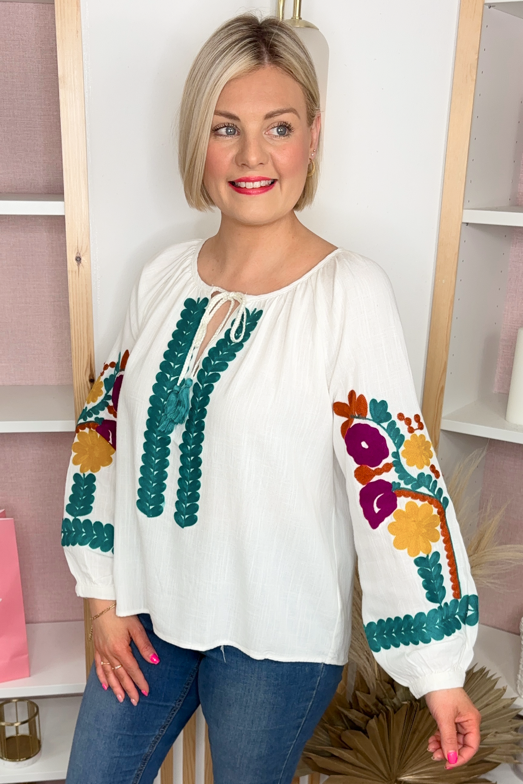 Madrid Embroidered Blouse