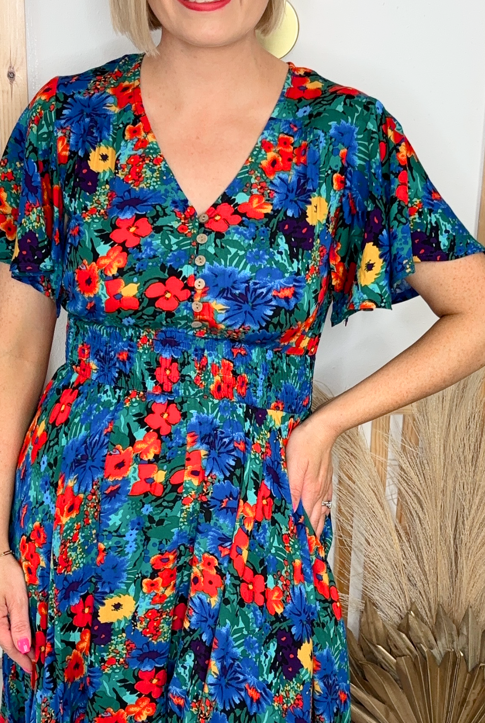 Meadow Floral Dress (Blue)