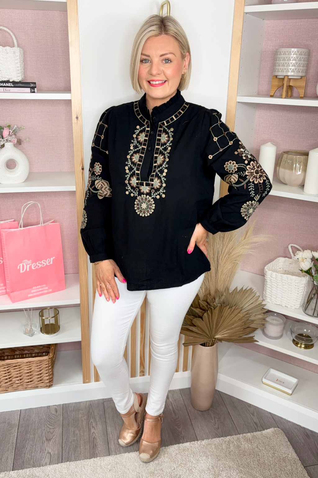 Nina Embroidered Blouse