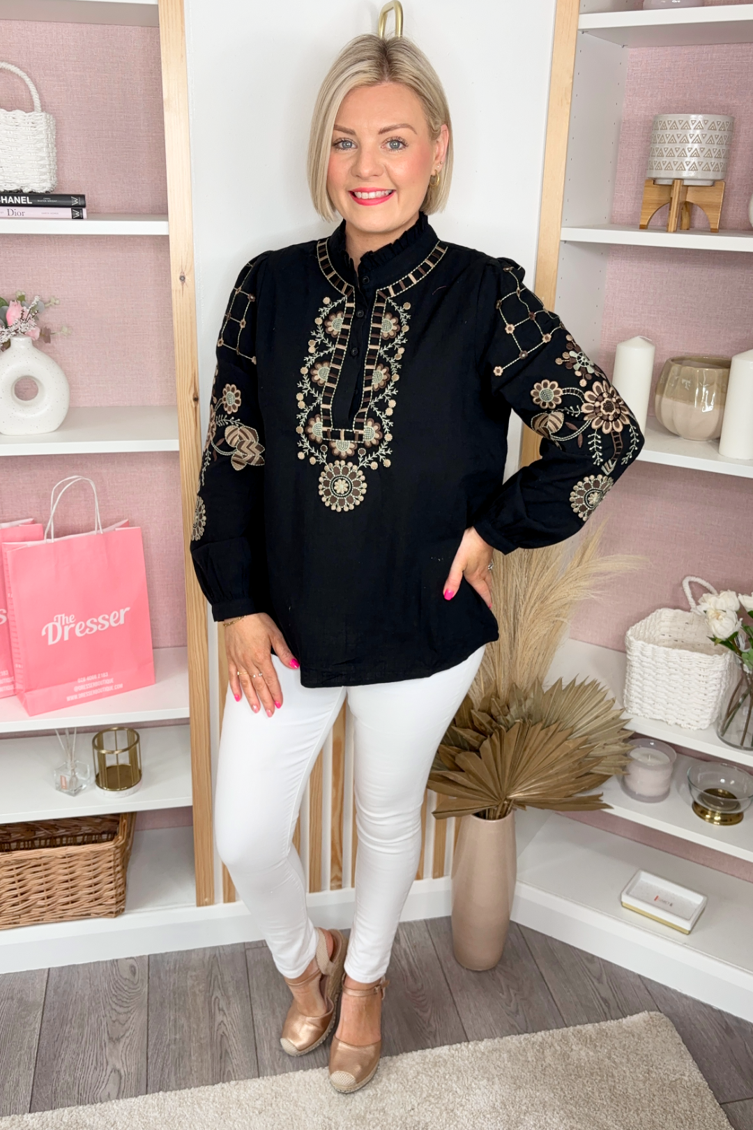 Nina Embroidered Blouse