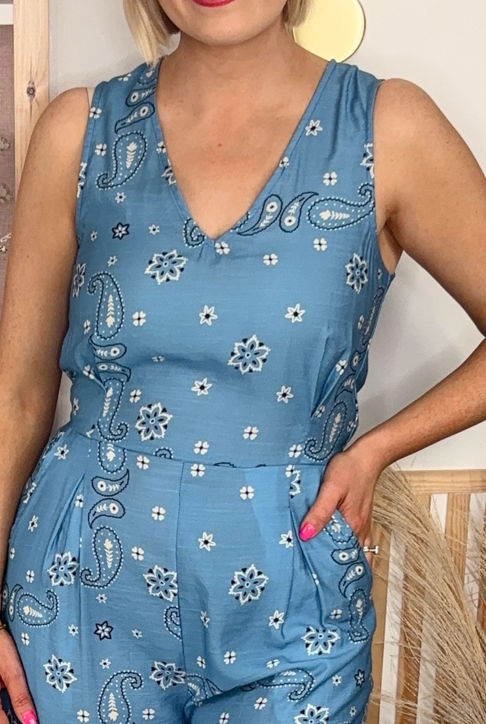 Paige Jumpsuit (Blue)