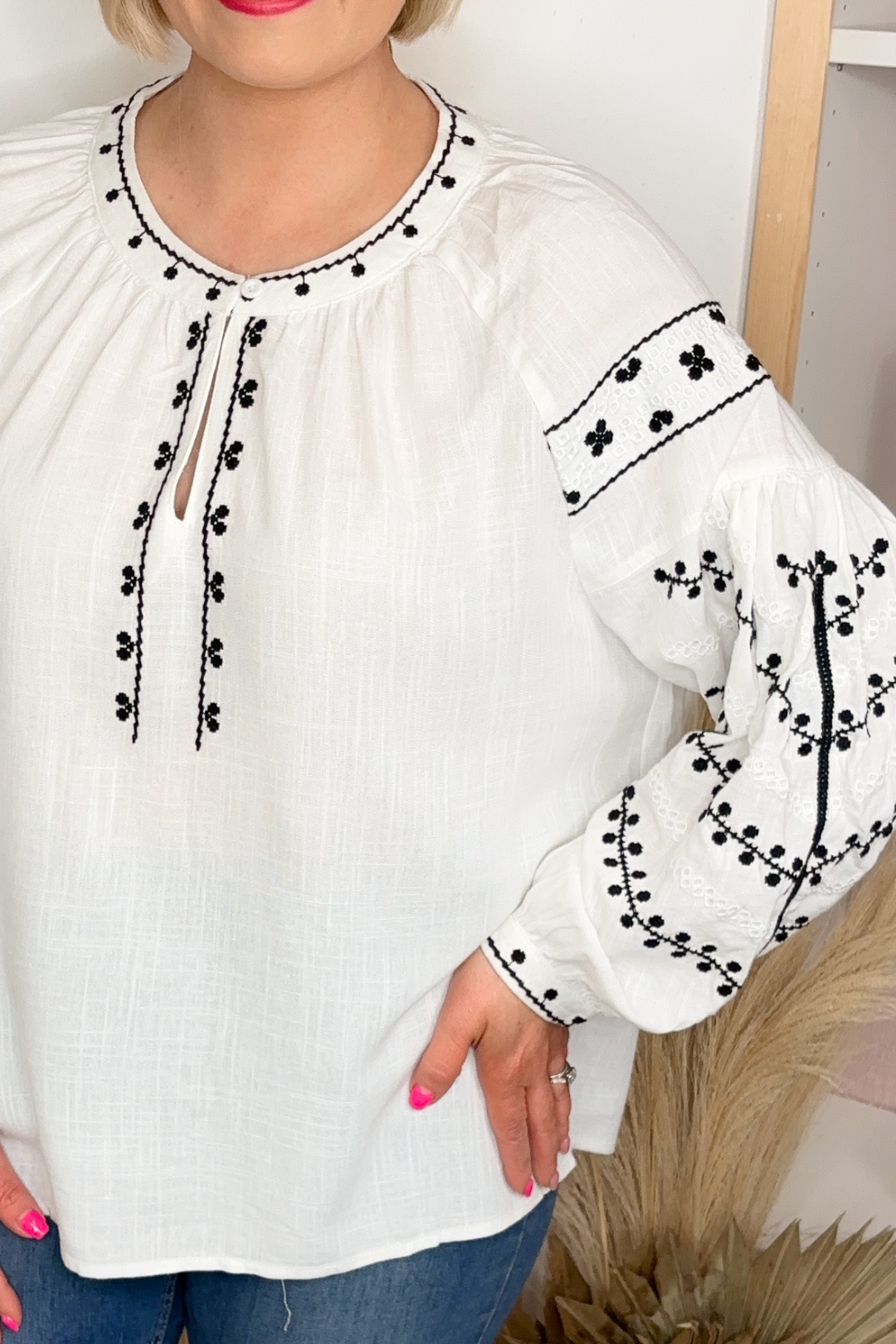 Piper Embroidered Blouse