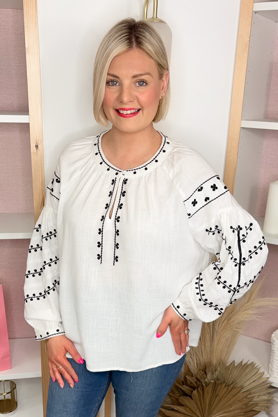 Piper Embroidered Blouse