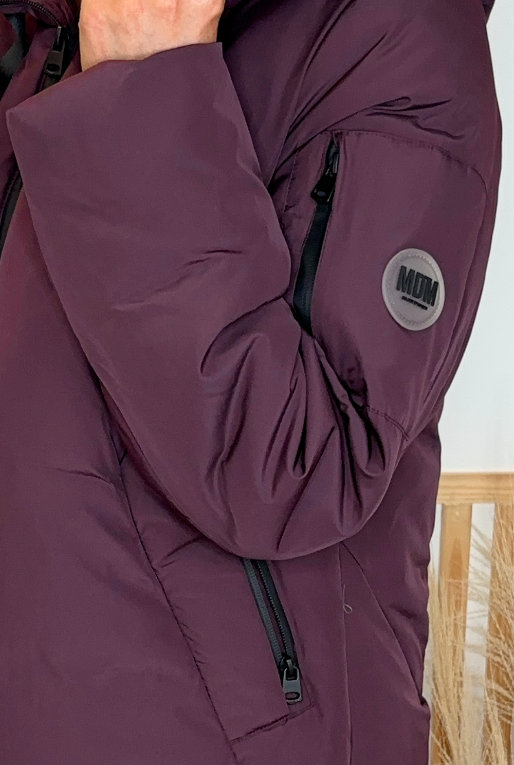 Puffer Coat (Berry)