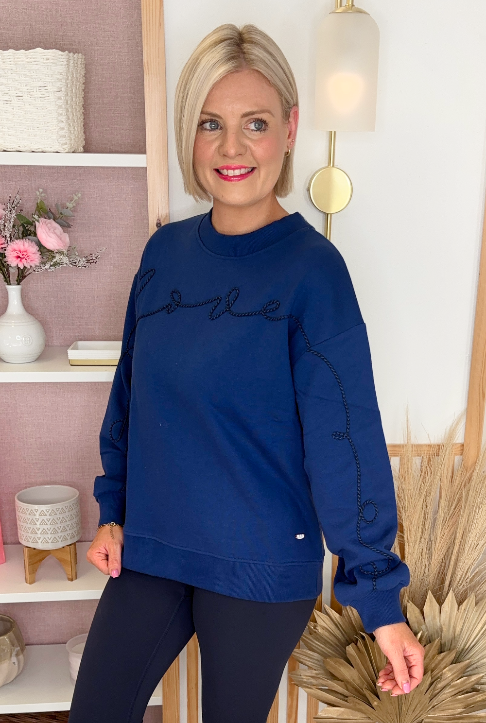 Relax & Renew Abbie Sweater (Blue)