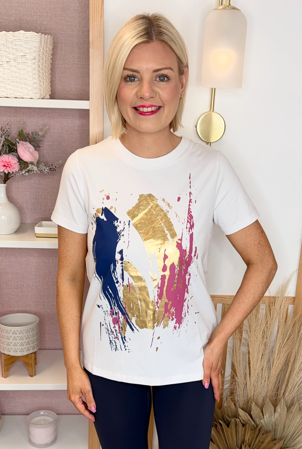 Relax & Renew Hallie Tee (White)