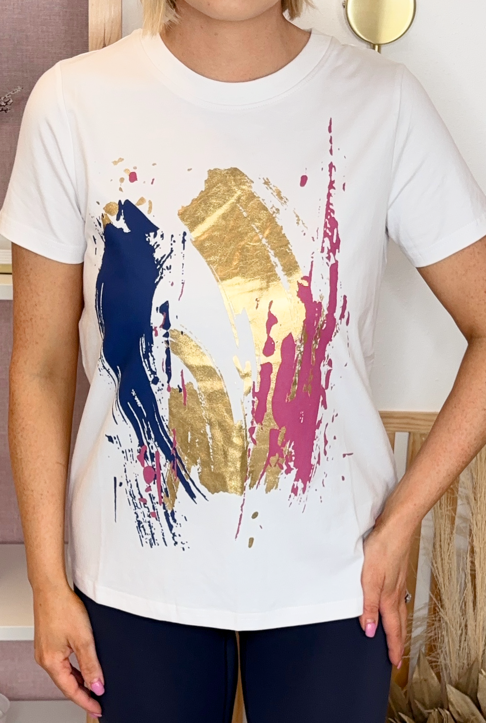 Relax & Renew Hallie Tee (White)