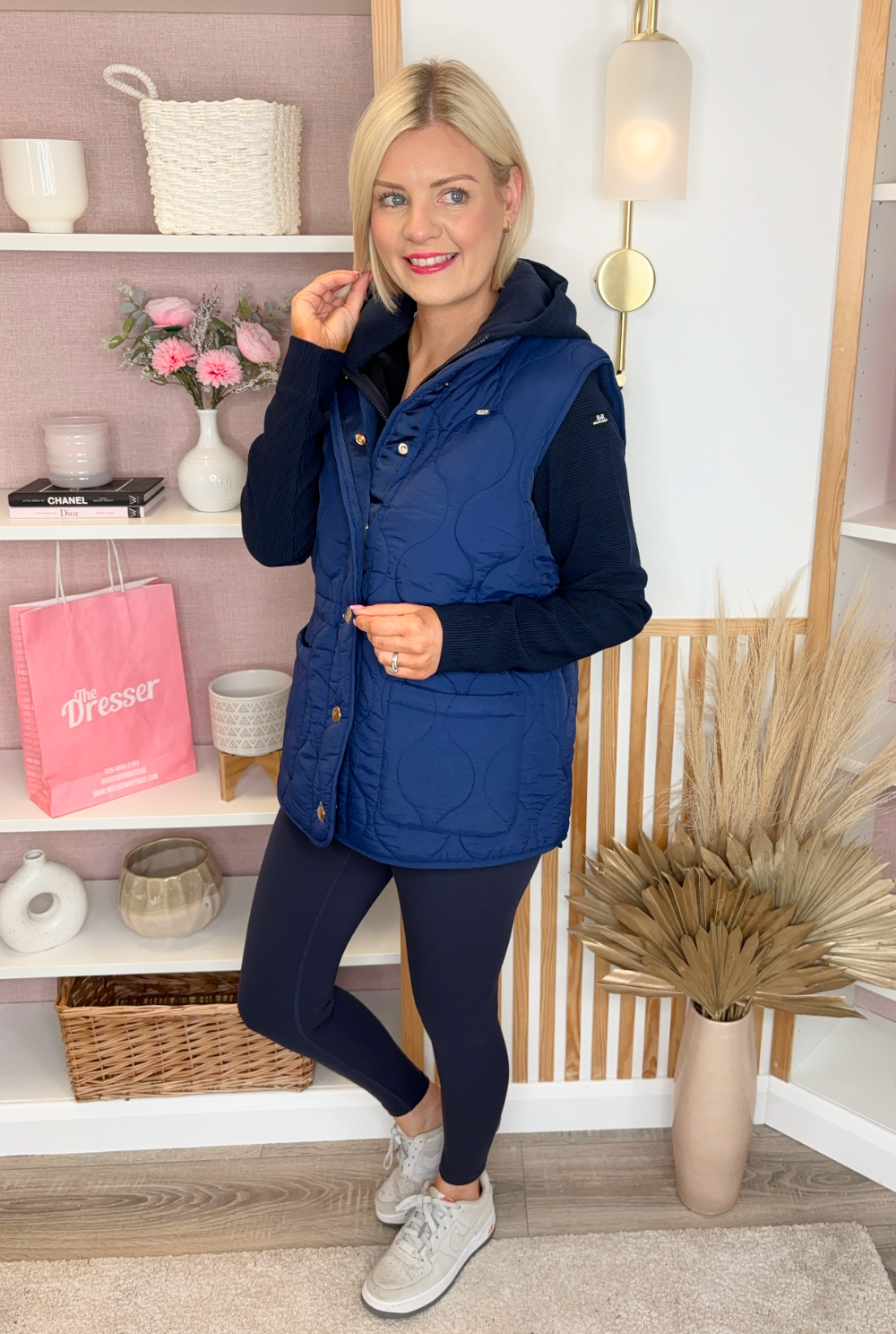 Relax & Renew Mandy Gilet (Blue)