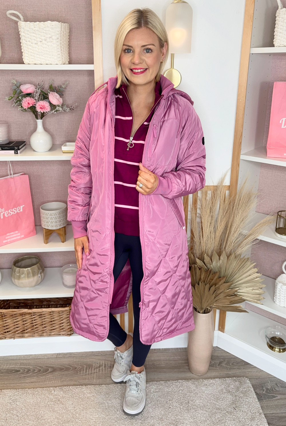 Relax & Renew Molly 1/2 Zip (Grape)