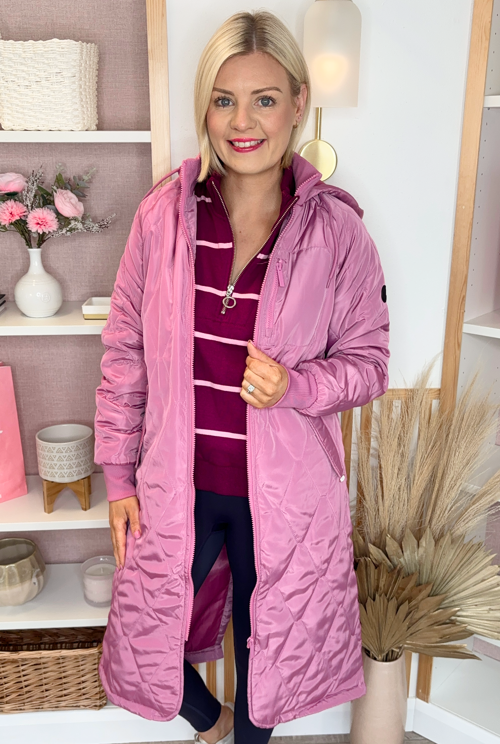 Relax & Renew Molly 1/2 Zip (Grape)