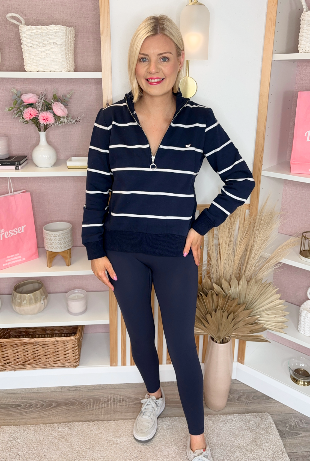 Relax & Renew Molly 1/2 Zip (Navy)