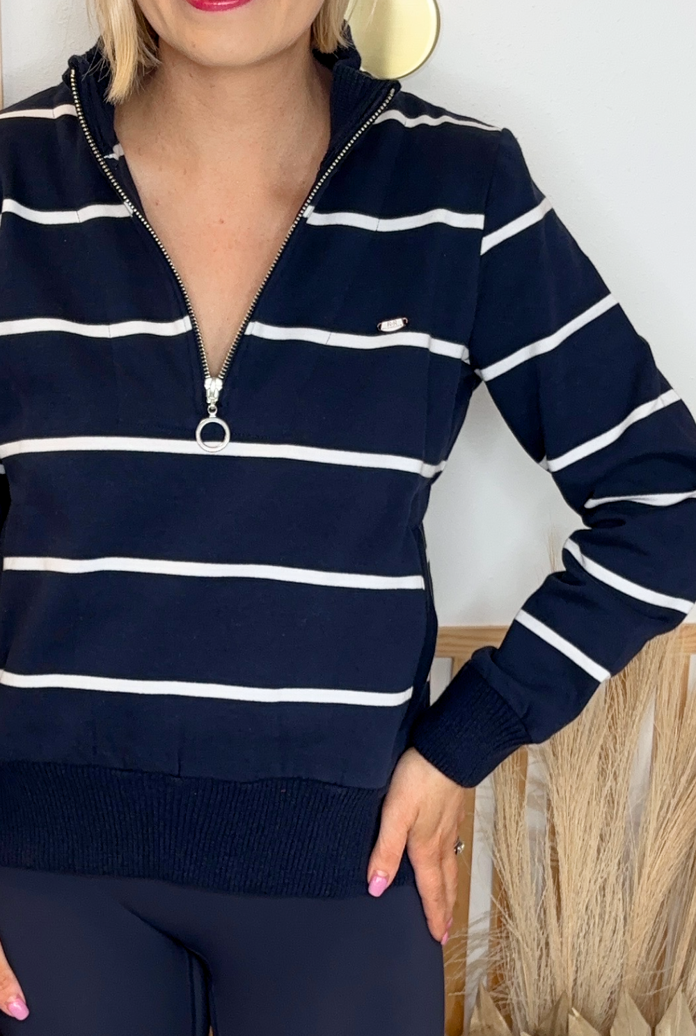 Relax & Renew Molly 1/2 Zip (Navy)