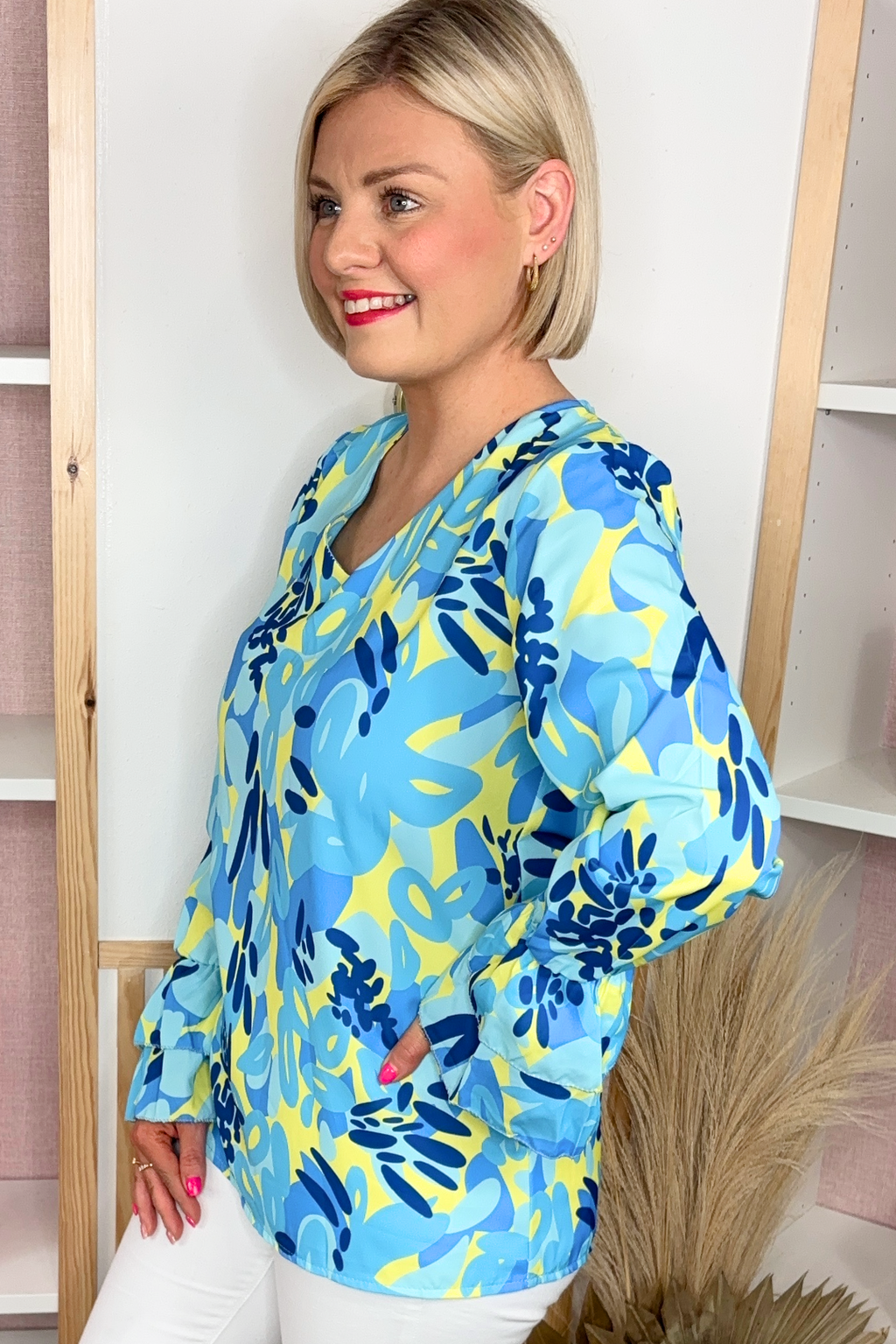 Samantha Blouse (Blue)